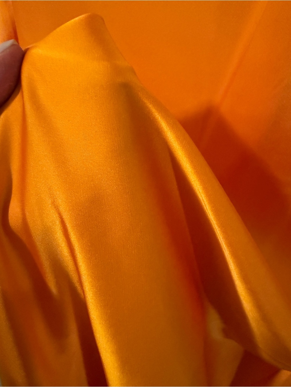 Banana Republic Bright Orange Maxi Skirt - Picture 2 of 4